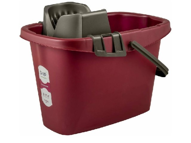 Ведро МОП c отжимом Step 13 л бордо